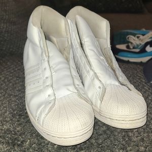 Adidas shell toe high tops used